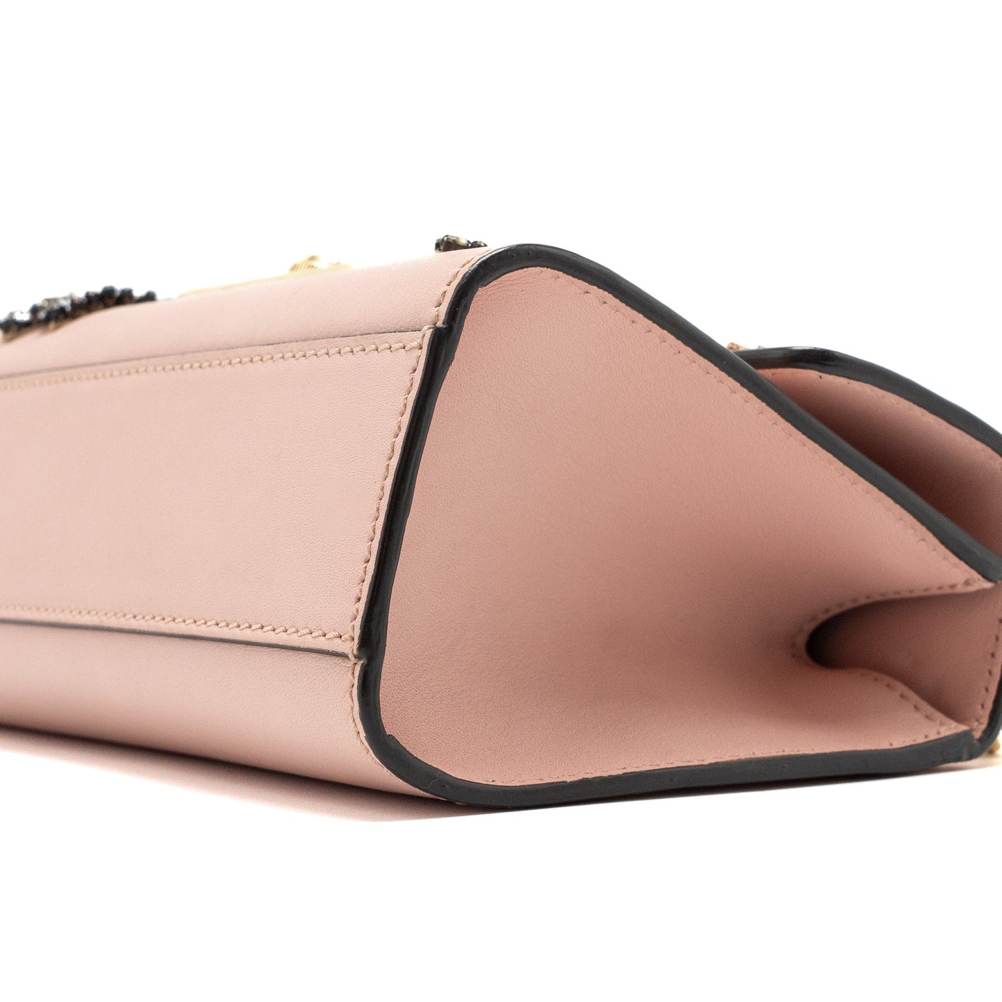 Gucci Padlock Chain Bag Crystal Star Limited Calfskin Pink