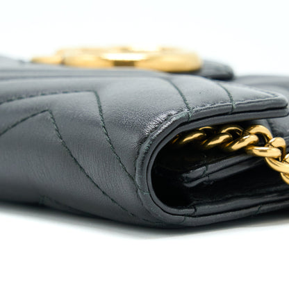Gucci Marmont Wallet On Chain Black