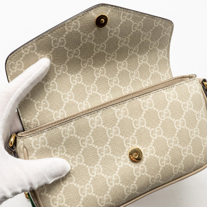 Gucci Ophidia Mini Bag GG Supreme Canvas Beige/Oatmeal