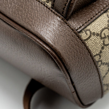 Gucci Small GG Ophidia Backpack GG Supreme Canvas/ Calfskin