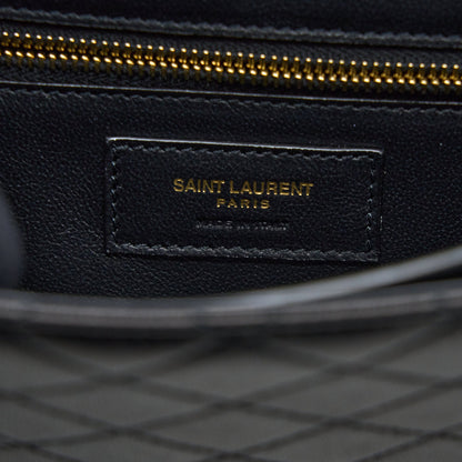 Saint Laurent/YSL Envelop Shoulder Bag Lambskin Black GHW