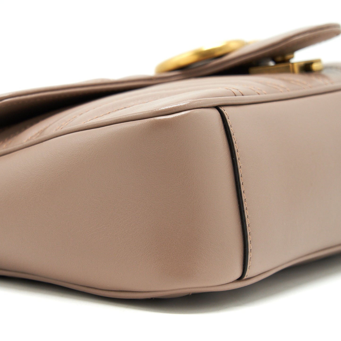 Gucci Marmont Small Dusty Pink matelassé shoulder bag