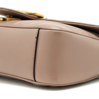 Gucci Marmont Small Dusty Pink matelassé shoulder bag