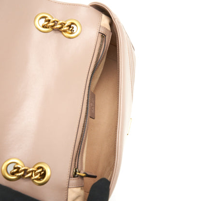 Gucci Marmont Small Dusty Pink matelassé shoulder bag