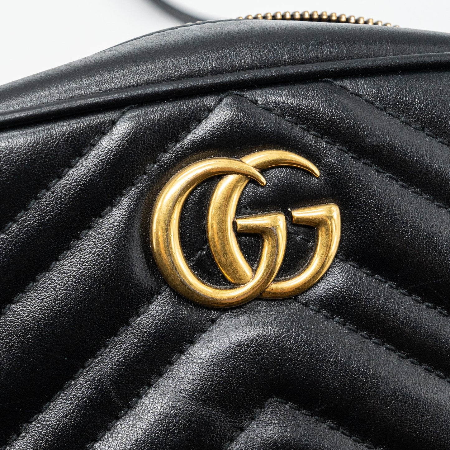 Gucci GG Marmont Camera Bag leather Black