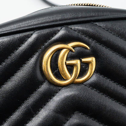 Gucci GG Marmont Camera Bag leather Black