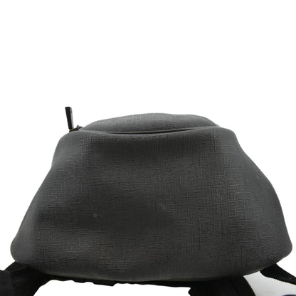 GUCCI Interlocking G Coated Canvas Backpack Black 223705