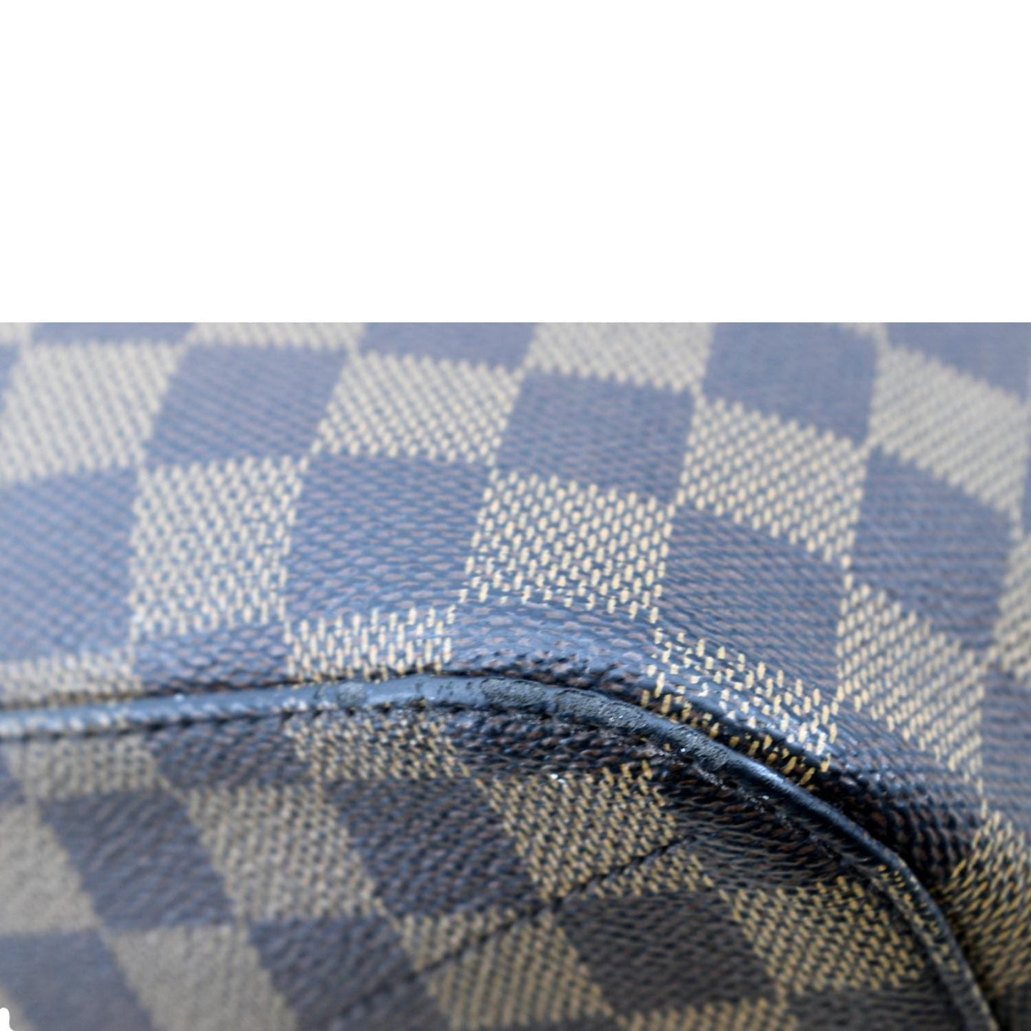 LOUIS VUITTON Siena GM Damier Ebene Shoulder Bag Brown