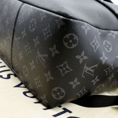 LOUIS VUITTON Saumur Monogram Canvas Backpack Bag Grey