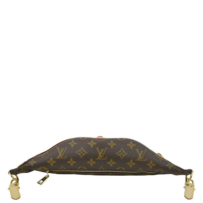 LOUIS VUITTON High Rise Monogram Canvas Bumbag Brown