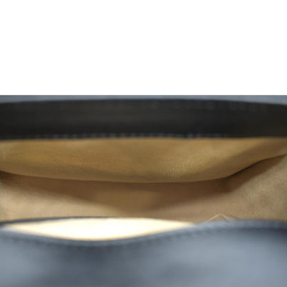 GUCCI GG Marmont Leather Top Handle Crossbody Bag Black 547260