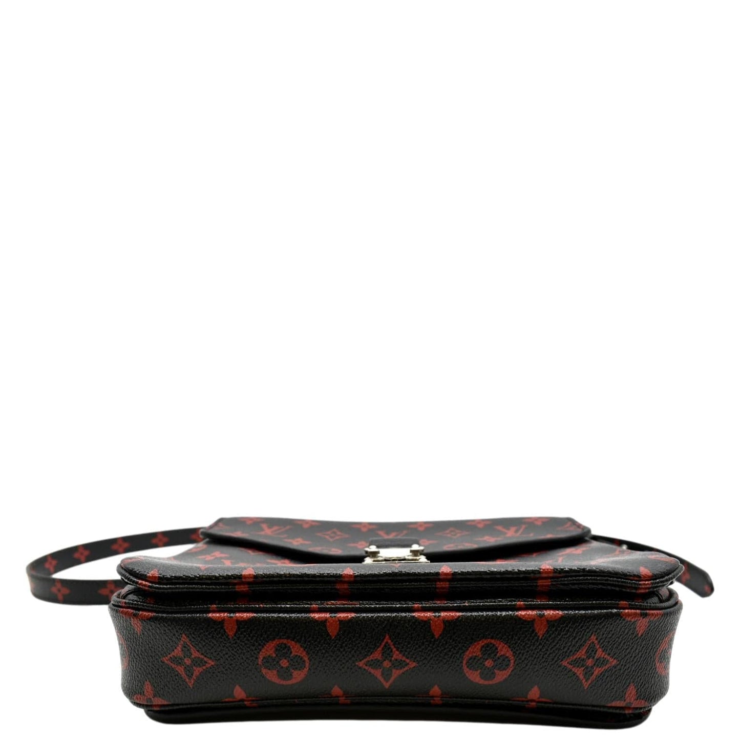 LOUIS VUITTON Metis Pochette Infrarouge Monogram Canvas Crossbody Bag Black