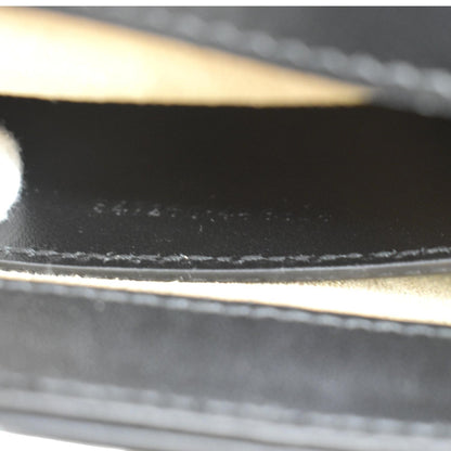 GUCCI GG Marmont Leather Top Handle Crossbody Bag Black 547260