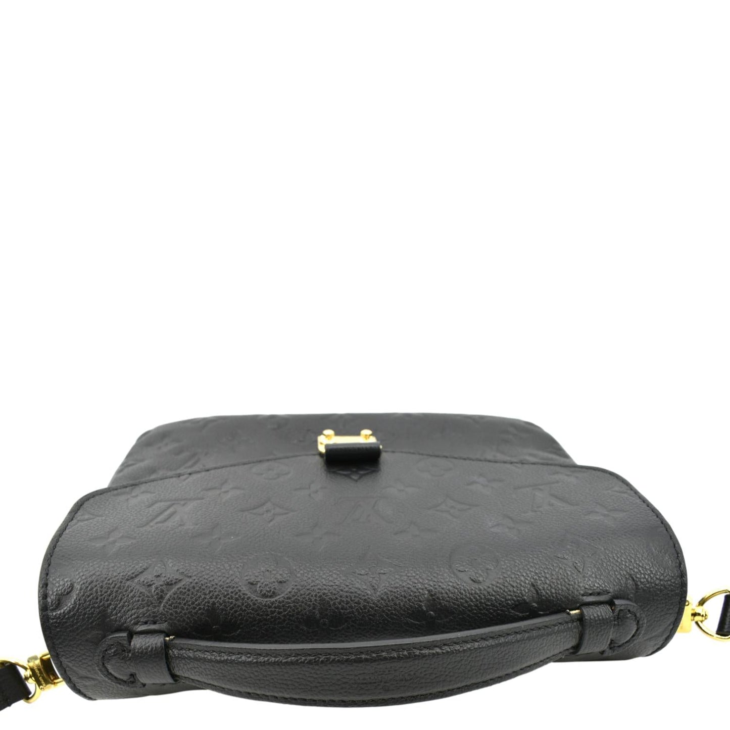 LOUIS VUITTON Metis Pochette Empreinte Leather Crossbody Bag Black