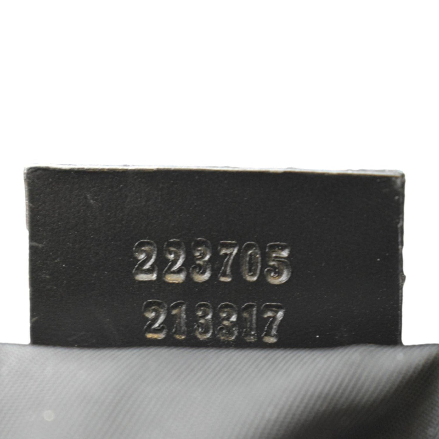 GUCCI Interlocking G Coated Canvas Backpack Black 223705