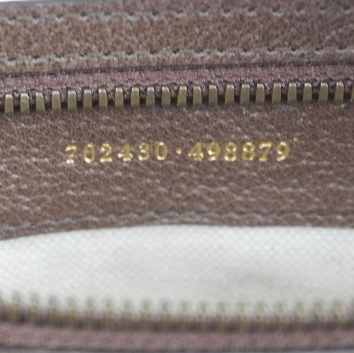 GUCCI X ADIDAS Web GG Crystal Canvas Messenger Bag Brown 702430