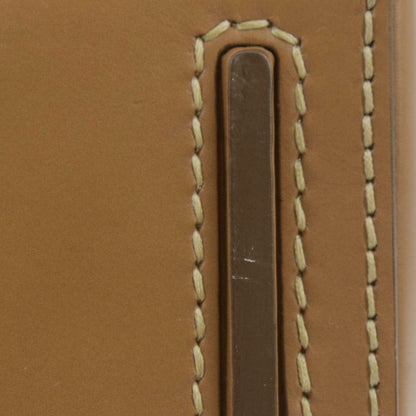 PRADA Vitello Sound Lock Leather Shoulder Bag Tan