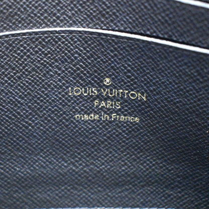 LOUIS VUITTON Double Zip Pochette Reverse Monogram Giant Crossbody Bag Brown