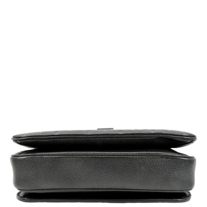 LOUIS VUITTON Metis Pochette Empreinte Leather Crossbody Bag Black