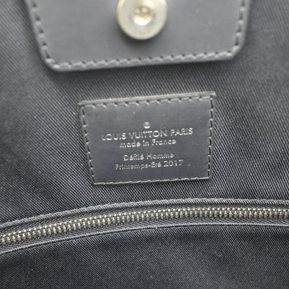LOUIS VUITTON Savane Monogram Chapman Canvas Atlas Tote Bag Navy Blue