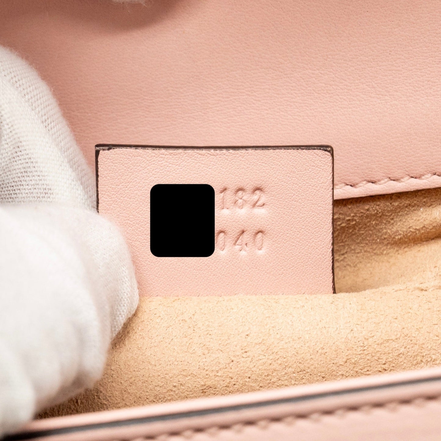 Gucci Padlock Chain Bag Crystal Stars Calfskin Pink