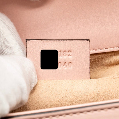 Gucci Padlock Chain Bag Crystal Stars Calfskin Pink