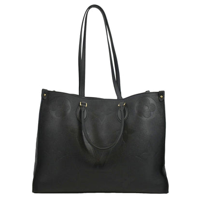 LOUIS VUITTON Onthego GM Monogram Empreinte Leather Tote Bag Black