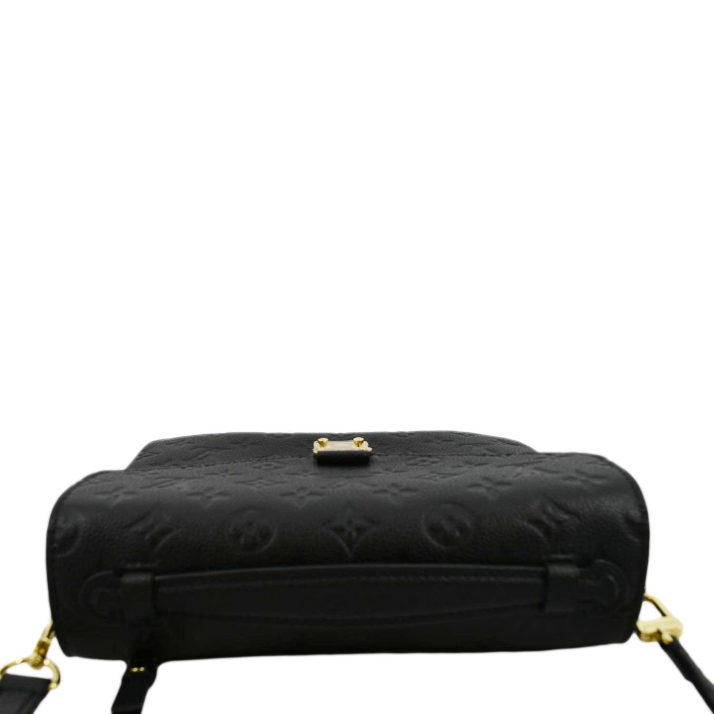 LOUIS VUITTON Metis Pochette Empreinte Leather Crossbody Bag Black