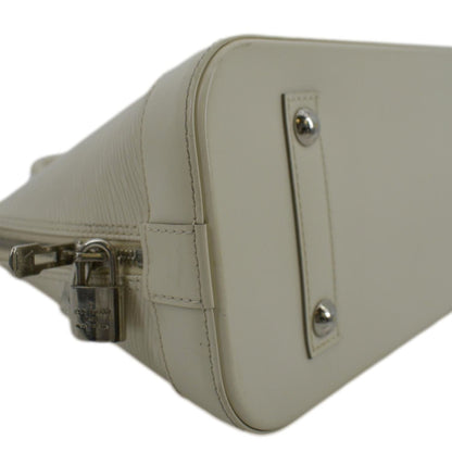 LOUIS VUITTON Alma PM Epi Leather Satchel Bag Ivory