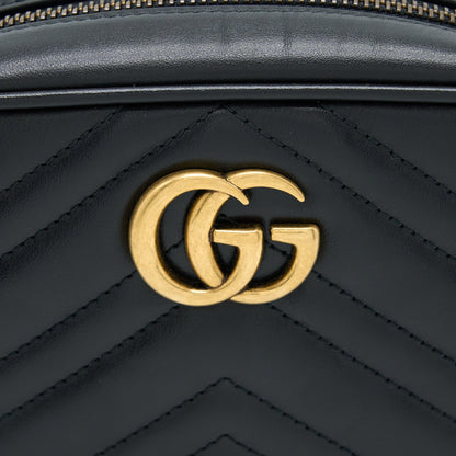 Gucci GG Mini Marmont Matelassé Bag Black