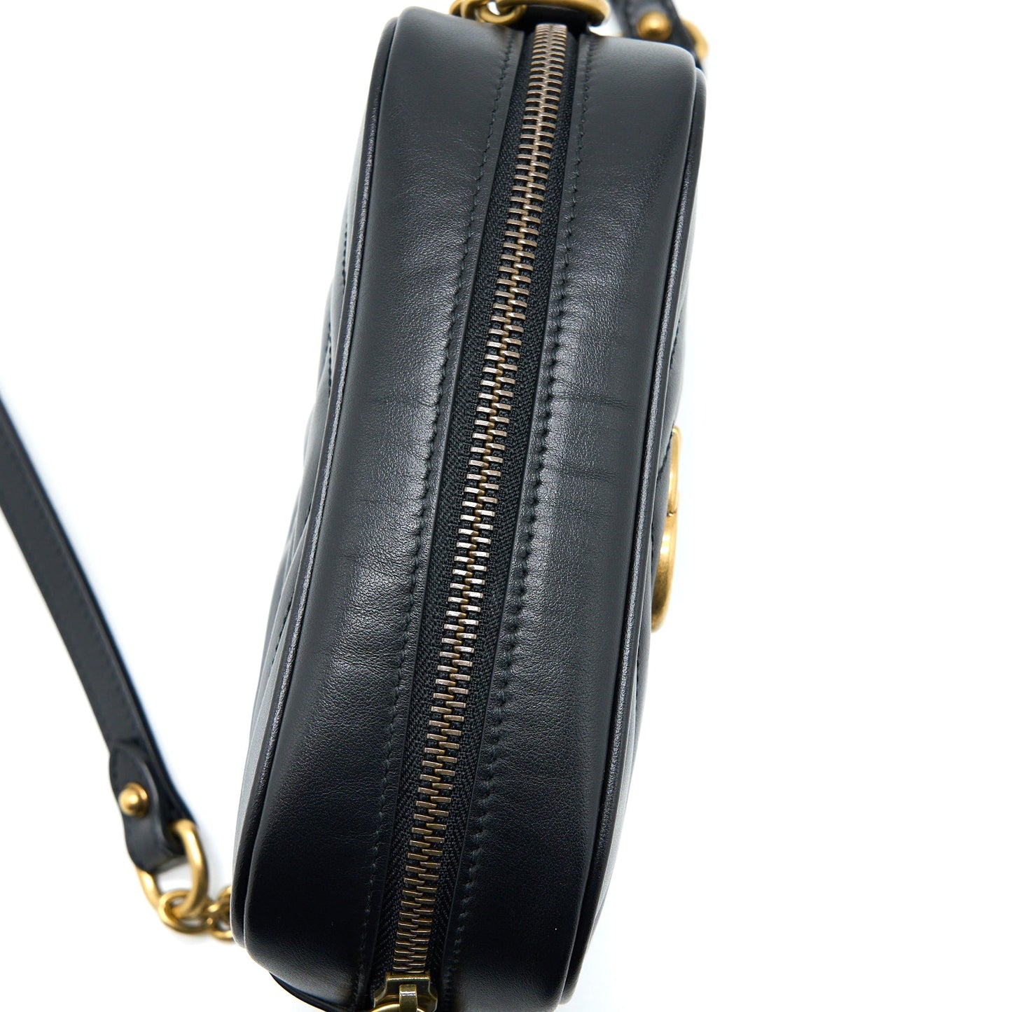 Gucci GG Mini Marmont Matelassé Bag Black