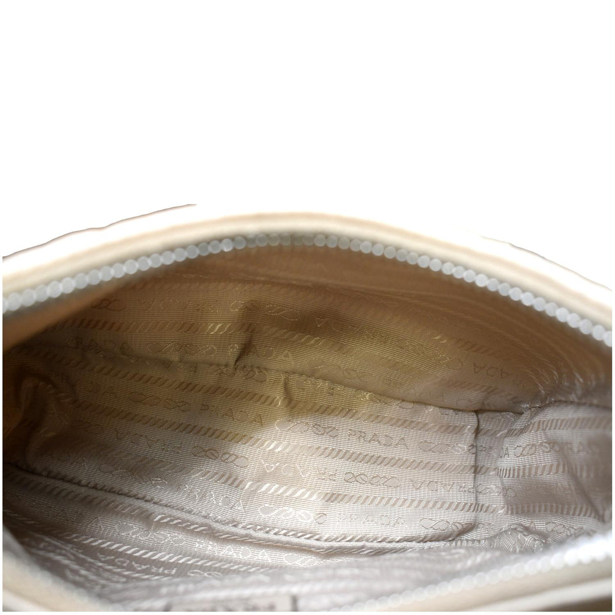 PRADA Re-Edition 2005 Re-Nylon Shoulder Bag Beige