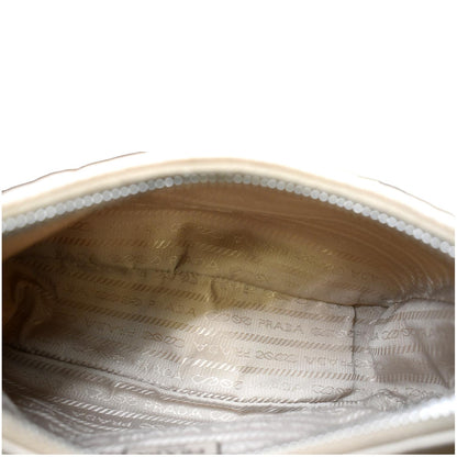 PRADA Re-Edition 2005 Re-Nylon Shoulder Bag Beige