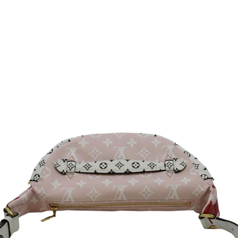LOUIS VUITTON Giant Monogram Canvas Bumbag Rouge