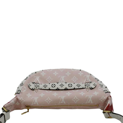 LOUIS VUITTON Giant Monogram Canvas Bumbag Rouge