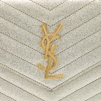 Saint Laurent/YSL Envelop Chain Wallet Calfskin Gold GHW