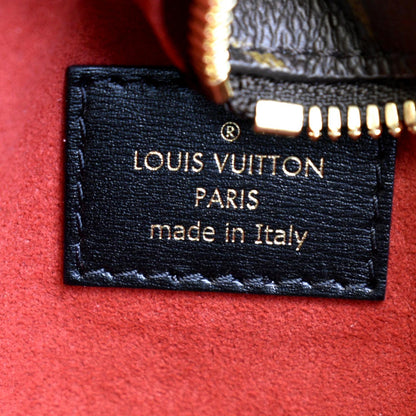 LOUIS VUITTON Sac Coeur Heart Monogram Canvas Crossbody Bag Brown