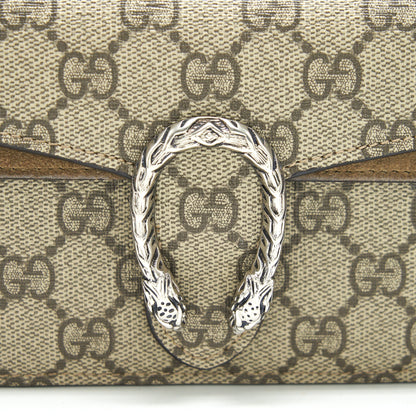 GUCCI DIONYSUS GG SUPREME SUPER MINI BAG BEIGE