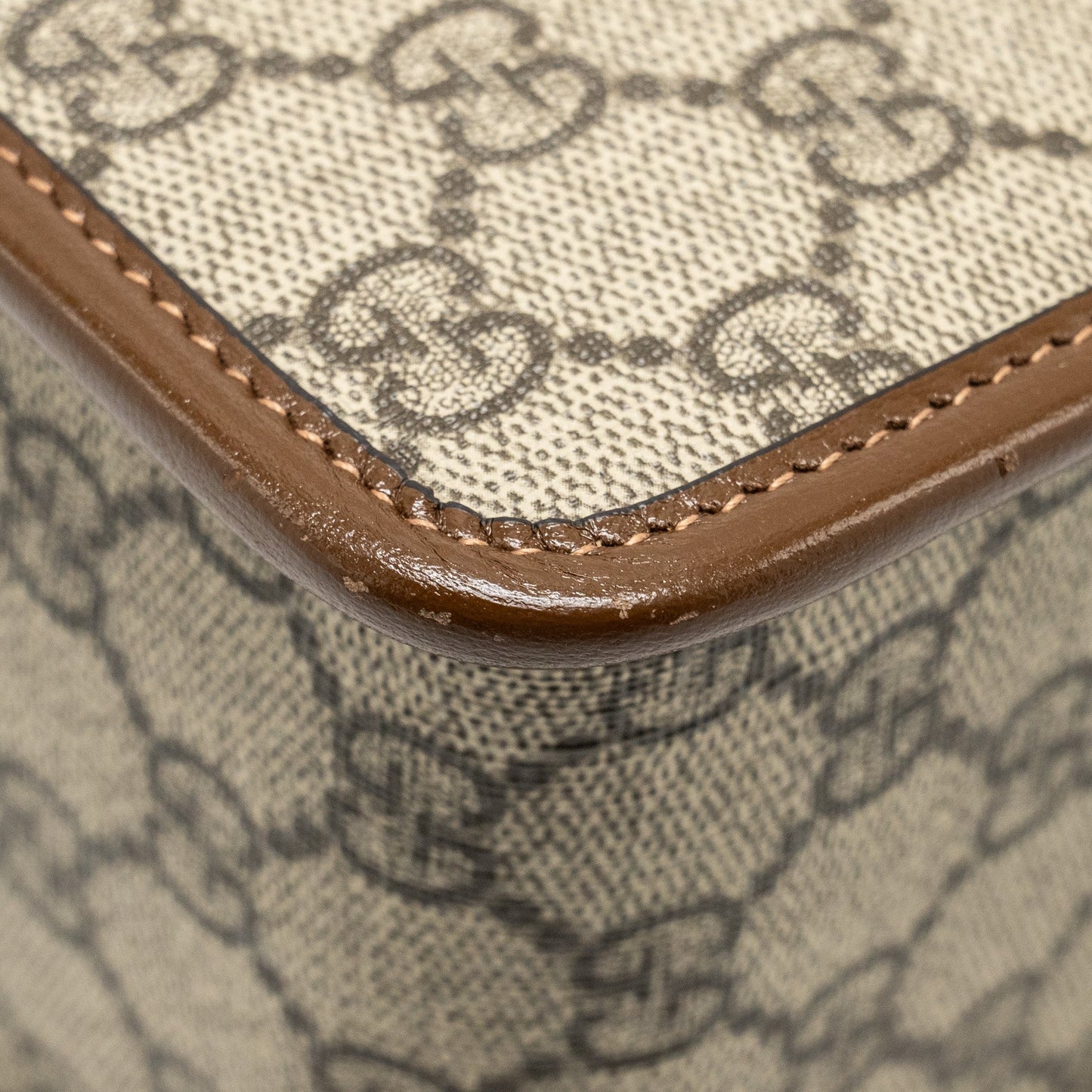 Gucci Top Handle Horsebit 1955 Bag GG Supreme Canvas