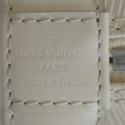 LOUIS VUITTON Alma PM Epi Leather Satchel Bag Ivory