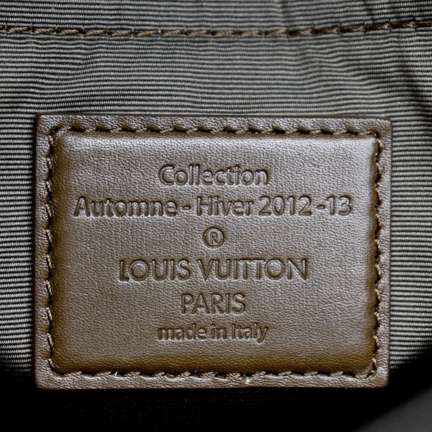 LOUIS VUITTON Speedy Sunshine Express 30 Monogram Sequin Satchel Bag Khaki