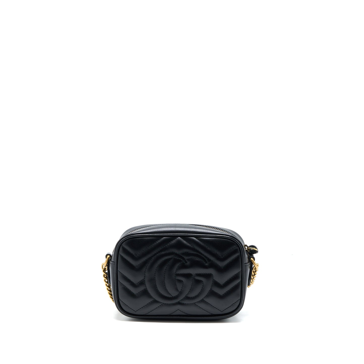 Gucci GG Mini Marmont Matelassé Bag Black