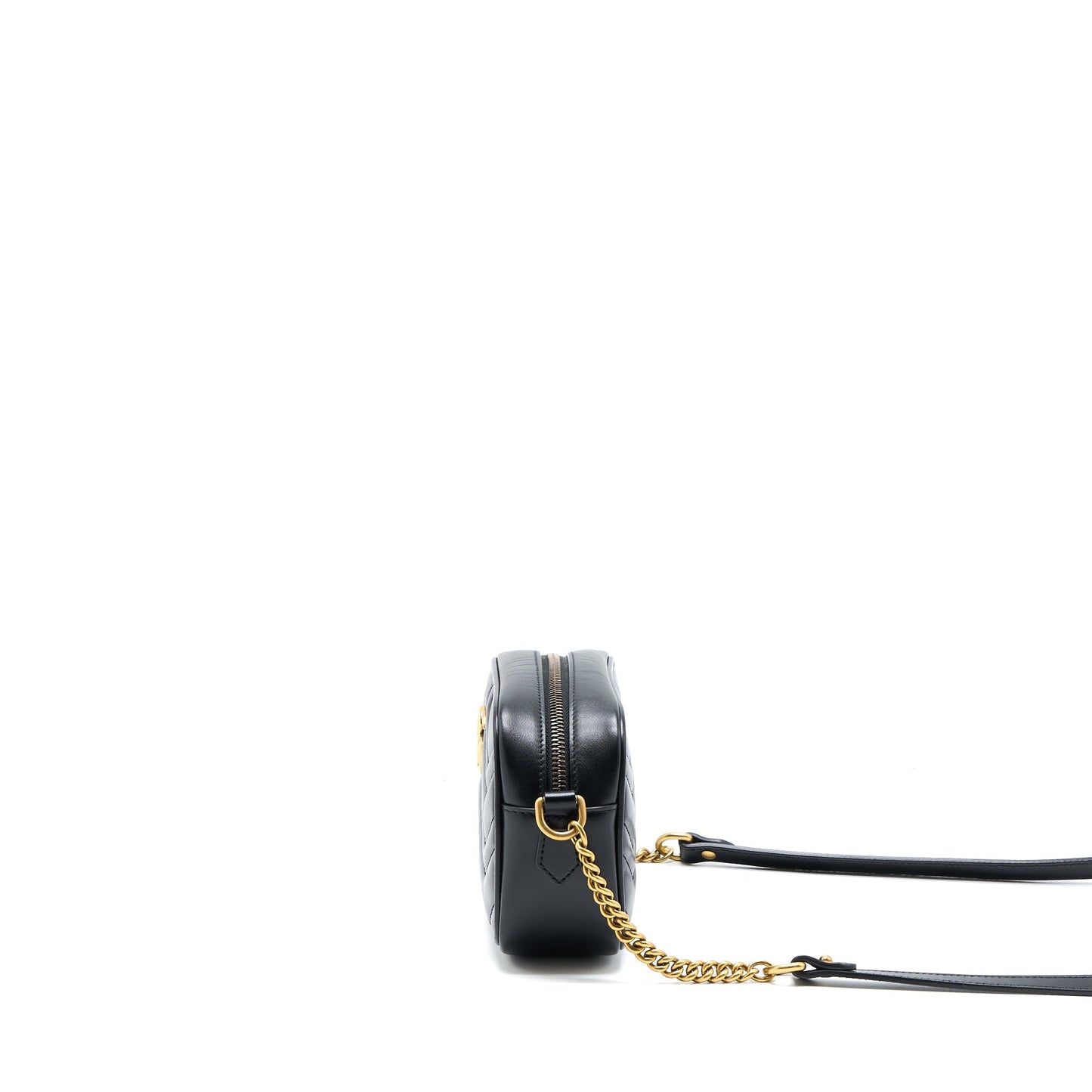 Gucci GG Mini Marmont Matelassé Bag Black
