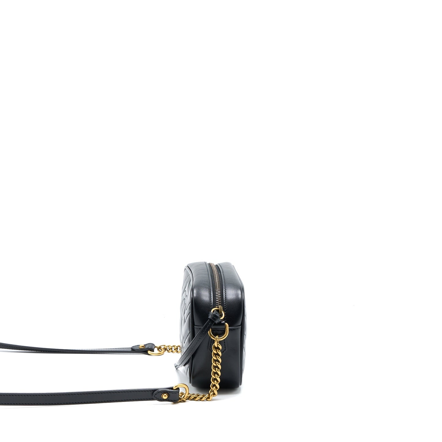 Gucci GG Mini Marmont Matelassé Bag Black