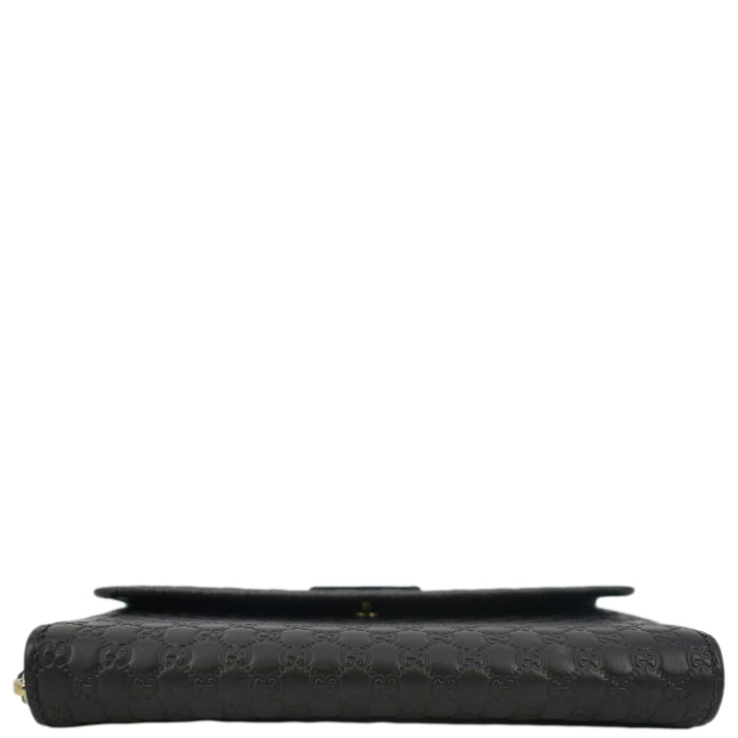 GUCCI Microguccissima Leather Wallet Black 449364