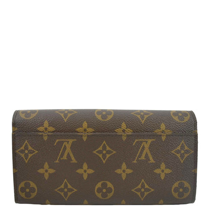 LOUIS VUITTON Sarah Monogram Canvas Wallet Cerise