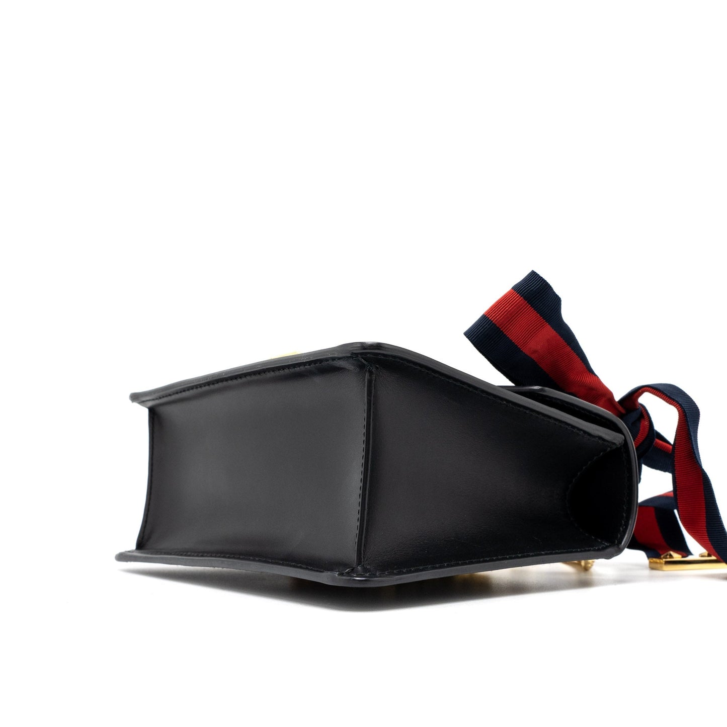 Gucci Mini Sylvie Chain Bag Calfskin Black