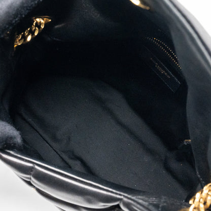 Saint Laurent Small Puffer Quilted Nappa Leather Black GHW