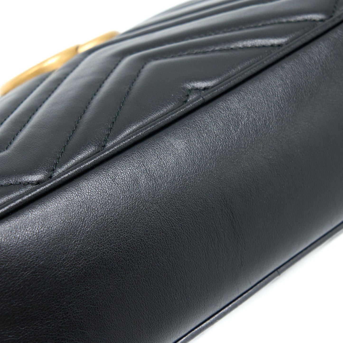 Gucci Small Marmont Matelasse Calfskin Black