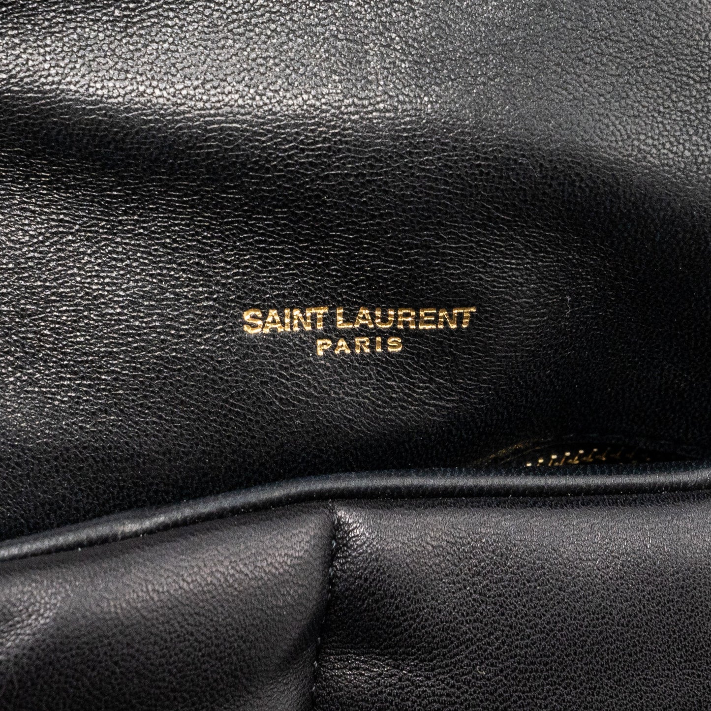 Saint Laurent Small Puffer Quilted Nappa Leather Black GHW
